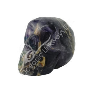Fluorite Jasper Skull