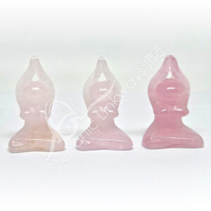 Rose Quartz Goddess Carving