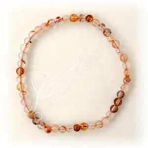 Dendritic Agate Bracelet (4-4.5 mm Beads)