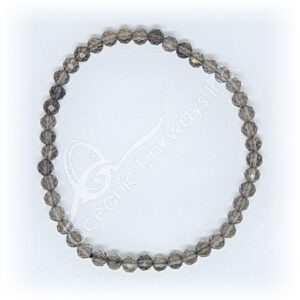 Faceted Obsidian with Transparency Bracelet