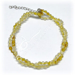 Gradient Citrine Multi-Use, Shown as a double row bracelet