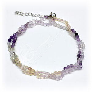 Fluorite Multi-Use, Shown as a double row bracelet