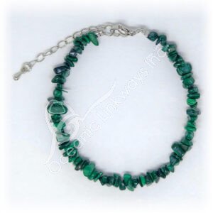 Malachite Chips Adjustable Bracelet