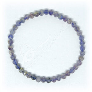 Faceted Iolite Beads Bracelet