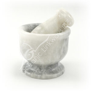 White Marble Mortar & Pestle 2.5"