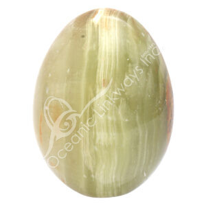 Polished Green Onyx Egg