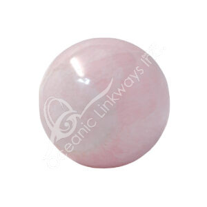 Polished Pink Mangano Calcite Sphere