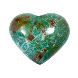 Polished Chrysocolla Heart