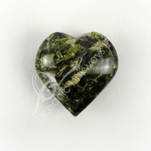 Polished Nephrite Jade Heart