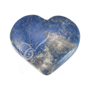 Polished Dumortierite Heart