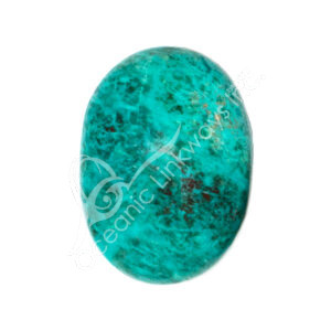 Polished Inca Turquoise Palm Stone