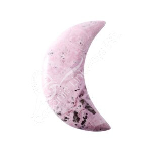 Polished Rhodonite Moon