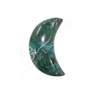 Polished Chrysocolla Moon