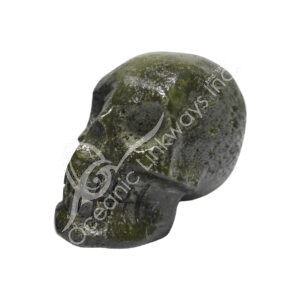 Epidote Skull