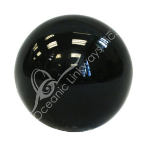 Polished Smooth Black Obsidian Sphere