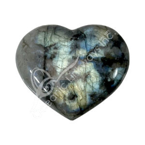 Polished Second Quality Labradorite Heart