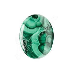 Polished Malachite Palm Stone