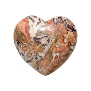 Polished Picasso Jasper Heart