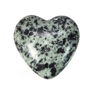 Polished Dalmatian Jasper Heart