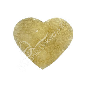 Dendritic Agate with Angel Quartz Heart