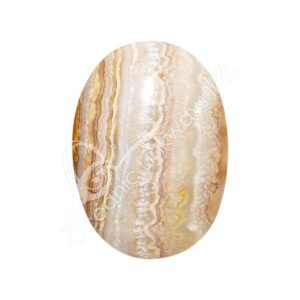 Polished Desert Jasper Palm Stone