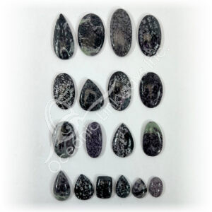 Kammererite Cabochons Mixed Shapes and Sizes