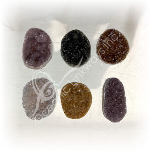 Amethyst Cabochon with Druse
