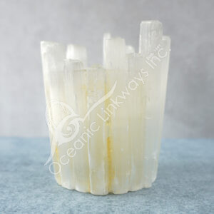 Natural Selenite Sticks Voltive Holder