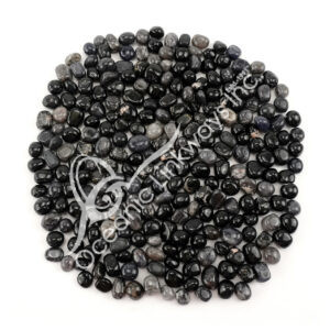 Black Feldspar Tumbled Stones