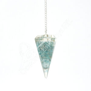 Apatite Hexagonal Pendulum in Orgone