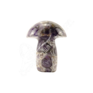 Chevron Amethyst Mushroom Massager
