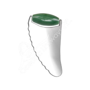 Green Aventurine Gua Sha Roller Massager
