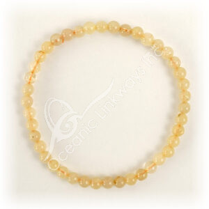 Rutilated Quartz Elastic Bracelet