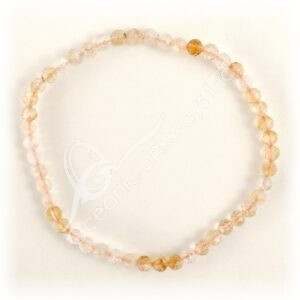 Faceted Citrine Beads Bracelet