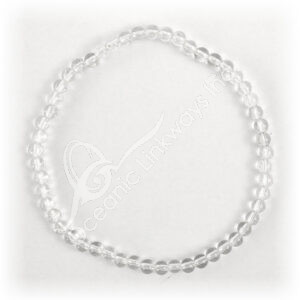 Crystal Quartz Bracelet(4 mm Beads)