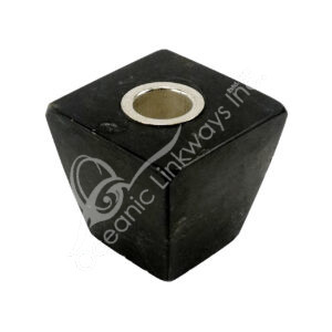 Black Feldspar Candle Holder